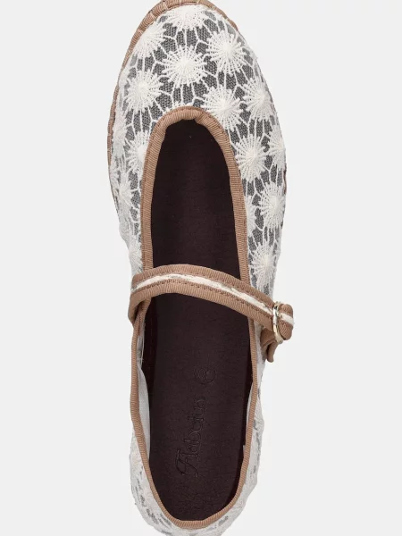 Балетки Flabelus бежевые