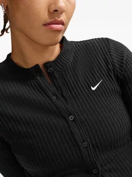 Kötött kardigán Nike fekete
