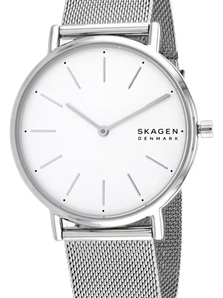Ceas Skagen plasă alb