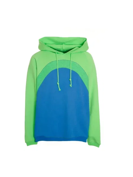 Bluza z kapturem Erl z kapturem niebieska