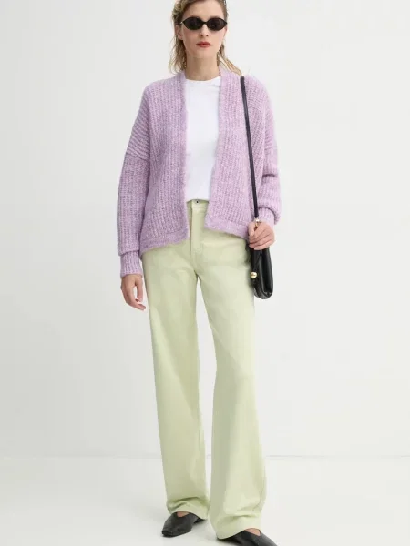 American Vintage kardigan fioletowy