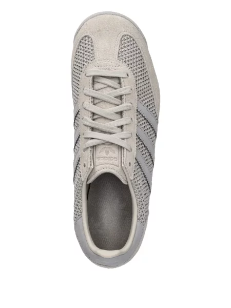 Sneakerși Adidas Campus cu dungi plasă gri