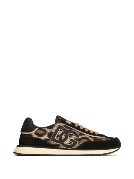 Sneakerși Dolce & Gabbana cu imagine maro