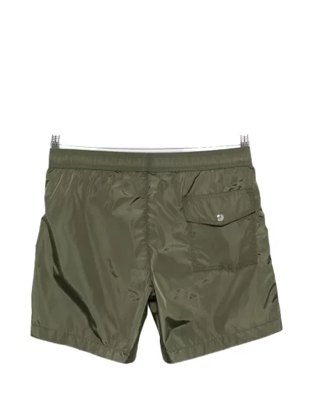 Slip de baie Moncler cu autograf cu cordon verde