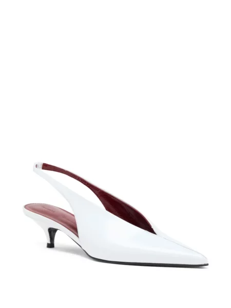 Pantofi cu toc Proenza Schouler din piele alb