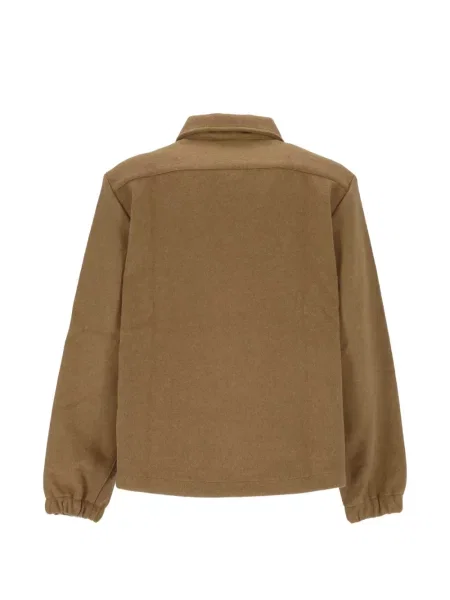 Geacă Wooden cu broderie maro