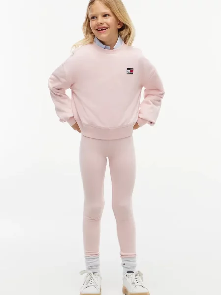 Суитчър Tommy Hilfiger розово