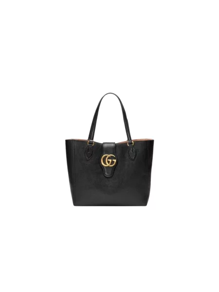 Shopperka Gucci skórzana czarna