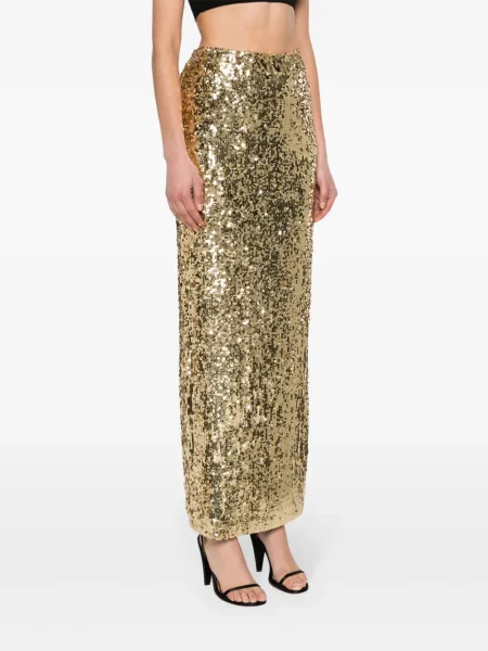 Fusta maxi Atu Body Couture cu paiete