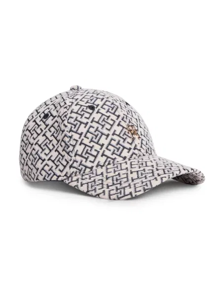 TOMMY HILFIGER Kšiltovka krémová / světlemodrá / kámen