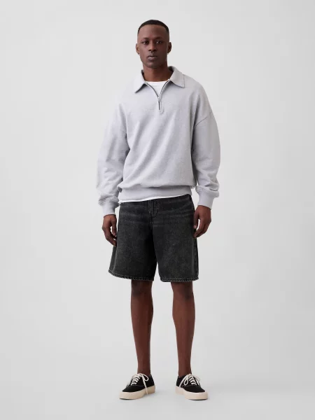 Pantaloni scurți din denim Gap negru