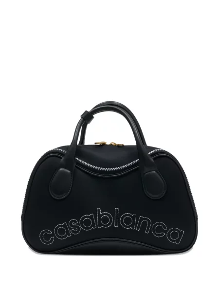 Geanta de piele Casablanca din piele negru