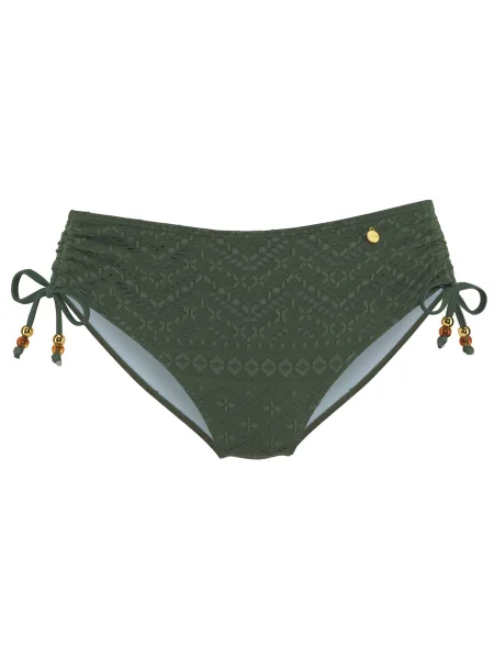 LASCANA Slip costum de baie oliv