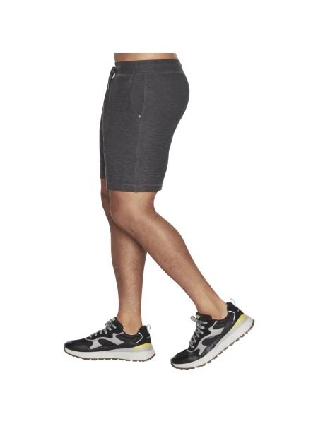 Pantaloni Skechers scurte gri