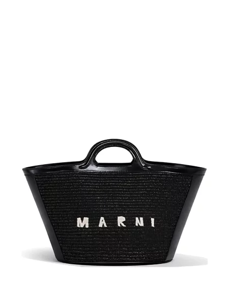 Geantă shopper Marni negru