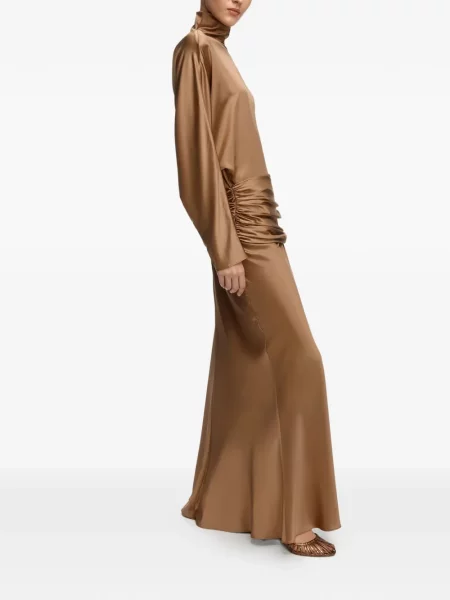 Rochie 12 Storeez drapată maro