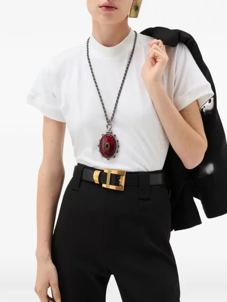 Tricou Versace scurt alb