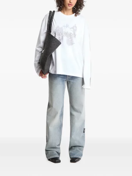 Blugi Off-white alb