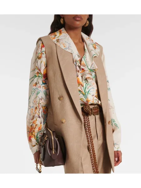 Vestă Etro de lână bej