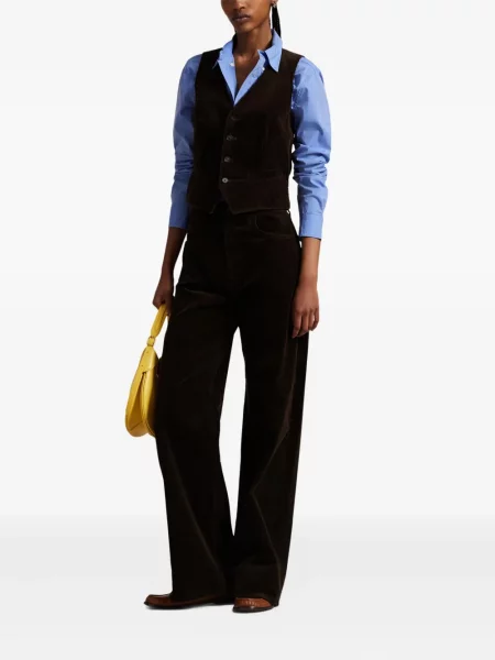 Căciulă Polo Ralph Lauren cu broderie tricotate de costum albastru