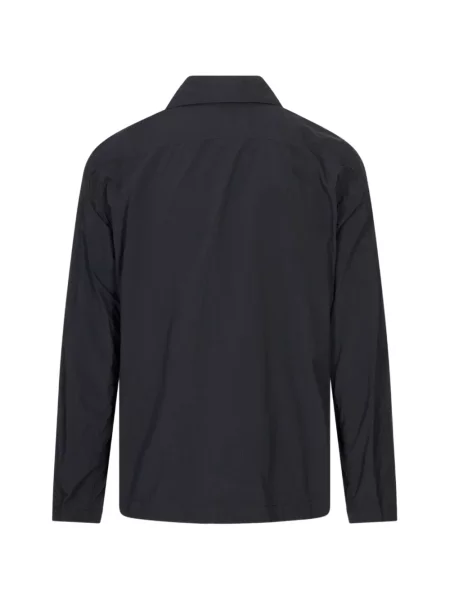 Geacă cămașă Stone Island cu strasuri albastru