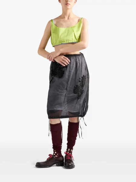 Decupat top Prada verde