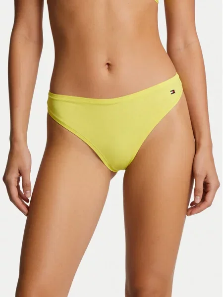 Tommy Hilfiger Klasične spodnje hlačke Svetlo rumena