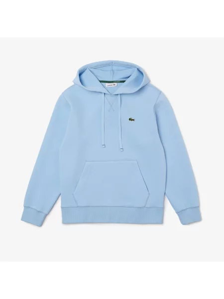 Lacoste Bluza Z Kapturem I Luźnym Krojem Z Mieszanki Bawełny niebieska