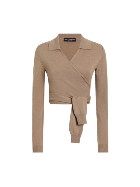 Kardigan Dolce And Gabbana brązowy