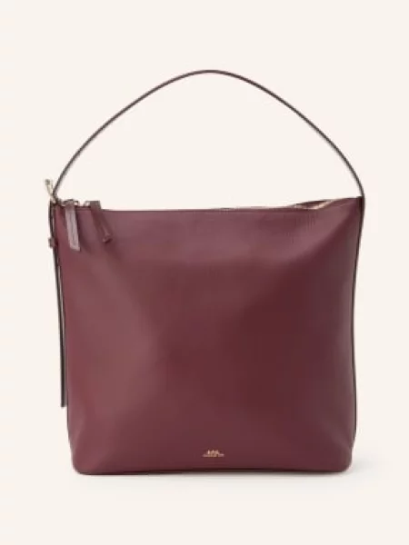 A.P.C. Kabelka Hobo Vera tmavě / zlatá červená