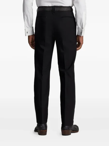 Μάλλινο παντελόνι Ralph Lauren Rrl μαύρο