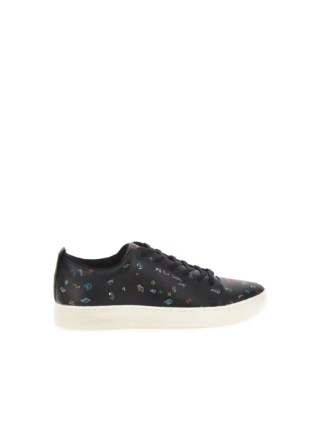 Haftowane sneakersy Ps By Paul Smith skórzane czarne