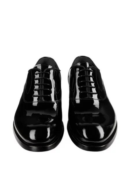 Oksfordice Jimmy Choo s vezicama s čipkom crna