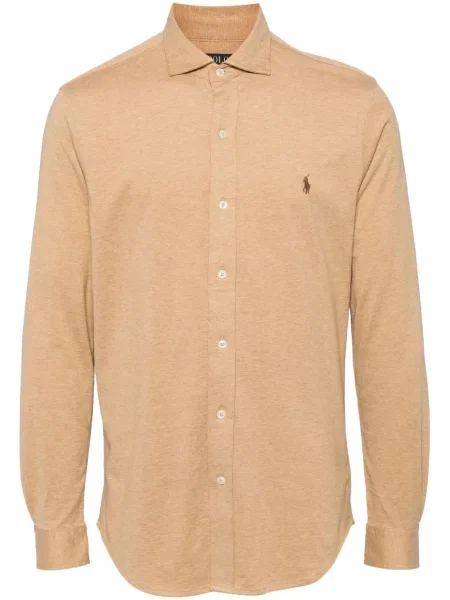 Haftowana koszulka polo Polo Ralph Lauren niebieska