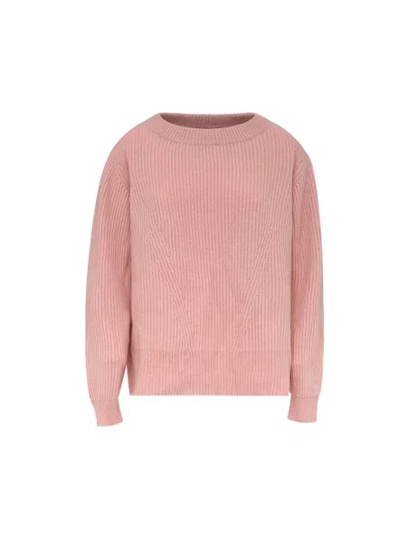 Sweter Malo z kaszmiru elegancki różowy