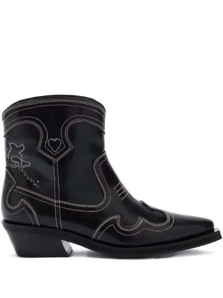 Botine Ganni negru