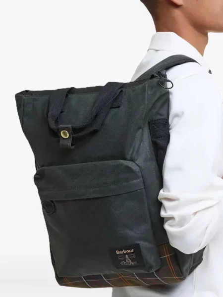 Rucsac Barbour în carouri negru