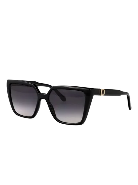 Ochelari de soare Ferragamo Eyewear cu imprimeu geometric negru