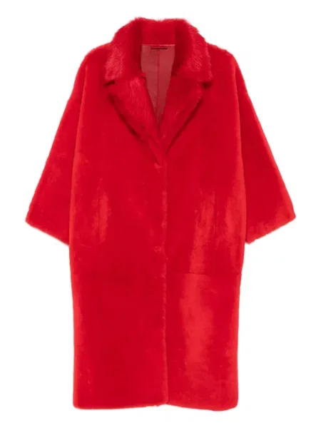 Kołnierzykowy futro Liska czerwone