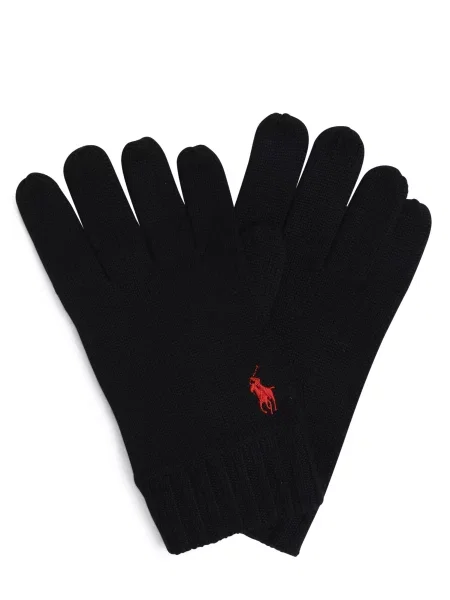 Polo Ralph Lauren Rokavice rdeča črna