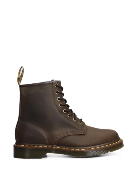 Cizme scurte Dr. Martens din piele maro