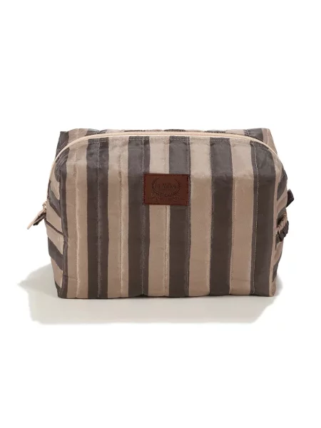 La Millou kozmetička torbica za djecu STRIPES BROWN smeđa