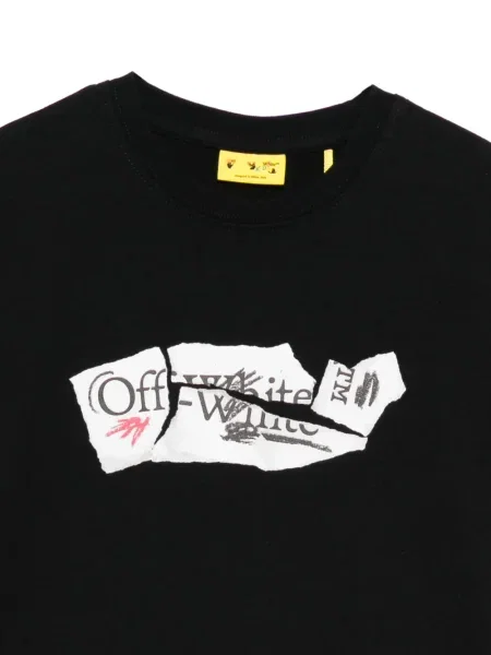 Koszulka dziecięca Off-white biała