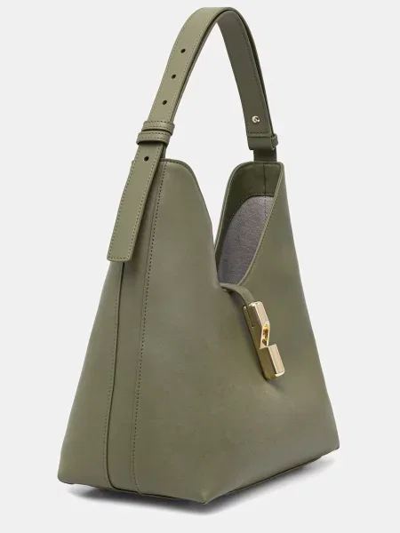 Кожаная сумка хобо Furla