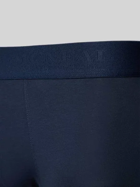 Bokserki o kroju slim fit z detalem z logo w zestawie 3 szt. Mcneal granatowe