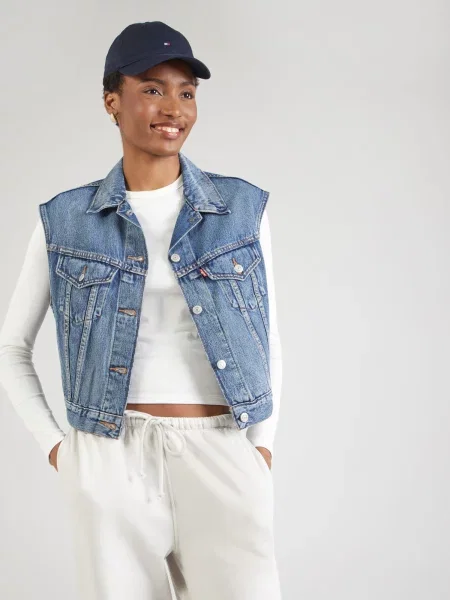LEVI'S ® Vesta SHRUNKEN denim modrá