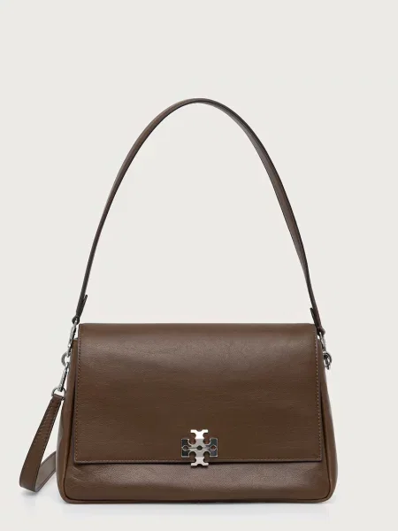 TORY BURCH De piele geantă pe umăr Charlie maro