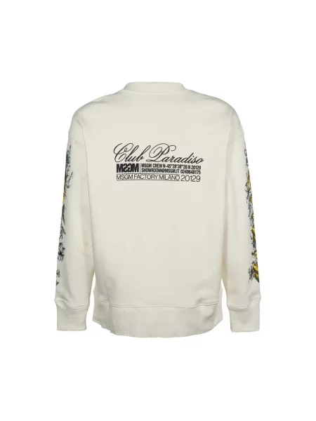 Bluza Msgm ze sznurkiem beżowa