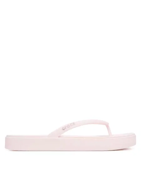 Crocs Джапанки Miami Square Flatform Flip Светлорозов
