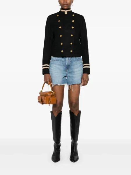 Fleecové zúžené polotričko Polo Ralph Lauren s výšivkou černé